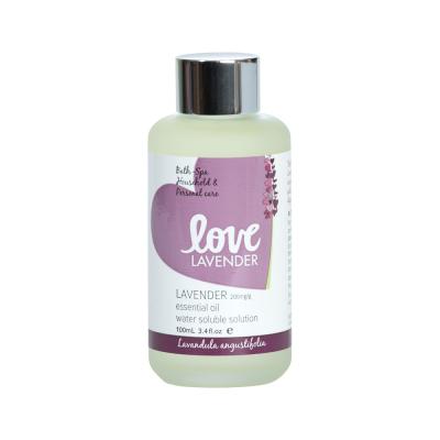 Byron Bay (Free Spirit) Love Lavender Organic Lavender Essential Oil Water Soluble Solution 100ml